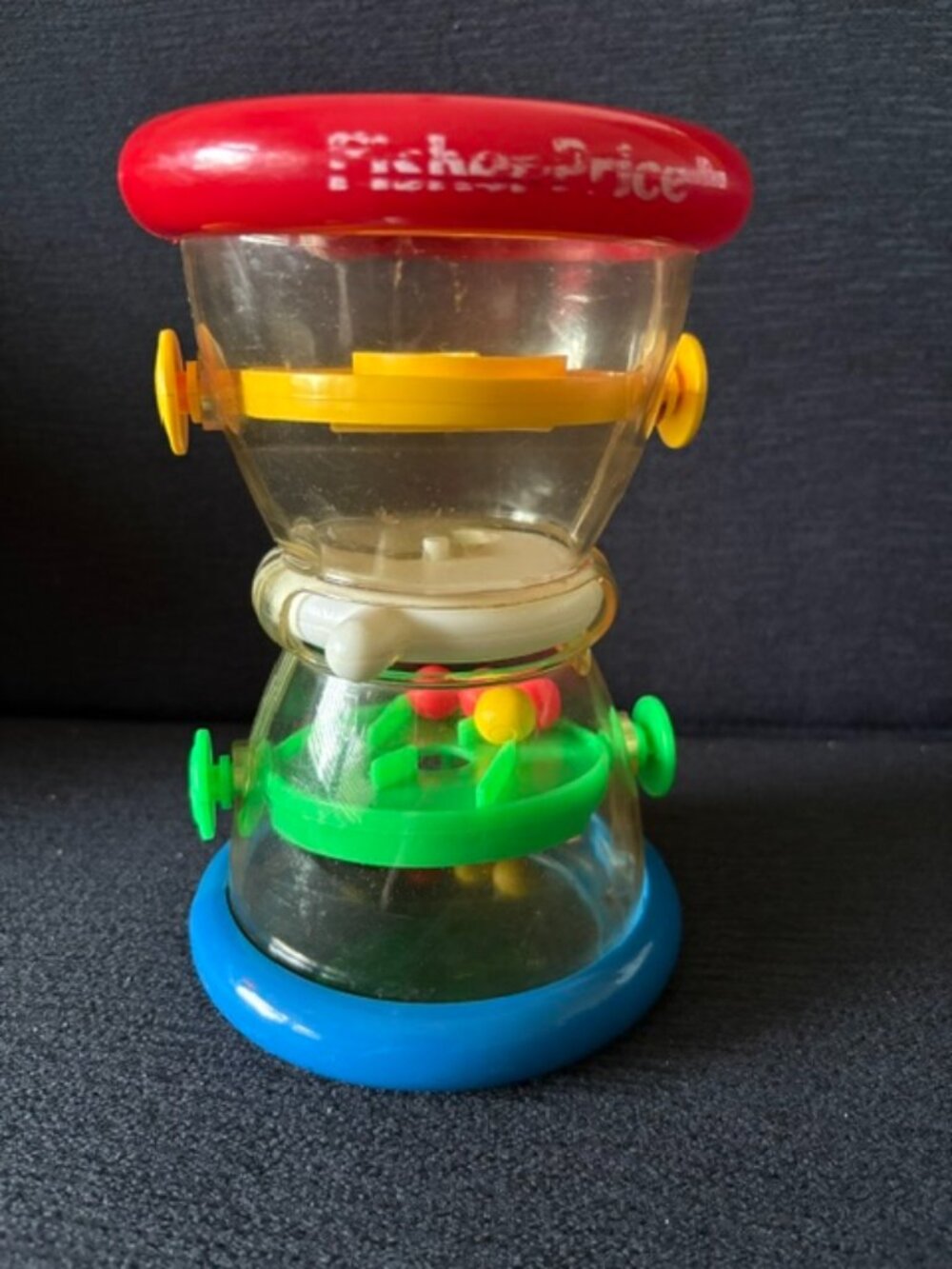 Vintage 1992 Fisher Price Tumble Tower Ball Marble Maze Toy #2307